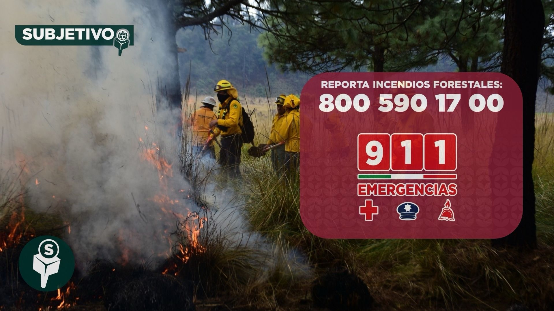 Edoméx activa Teléfono Rojo contra incendios forestales