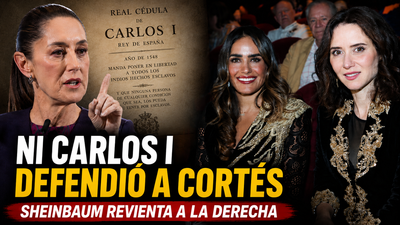 Cortés no debe ser reivindicado: hasta el Rey Carlos I lo exhibió.