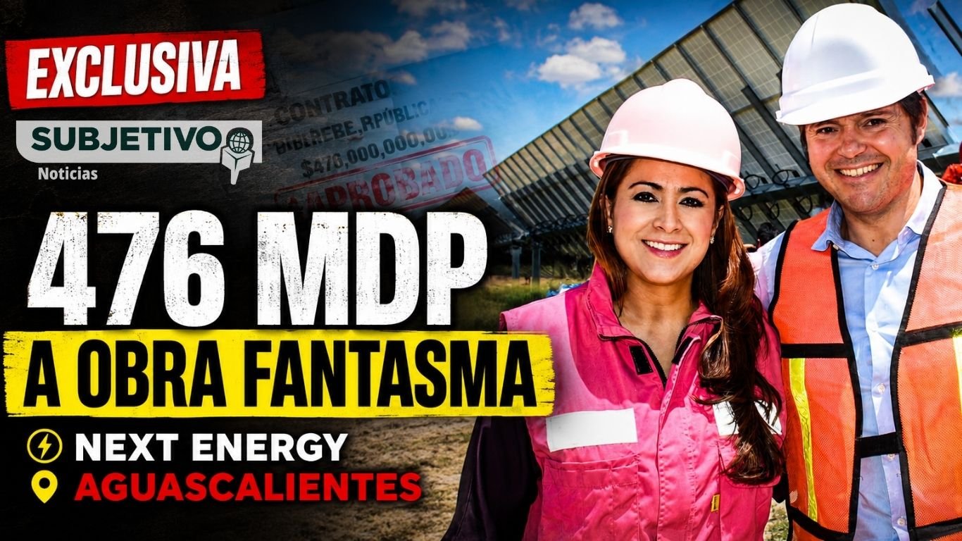 Aguascalientes asignó 476 mdp a obra fantasma de Next Energy para 2026