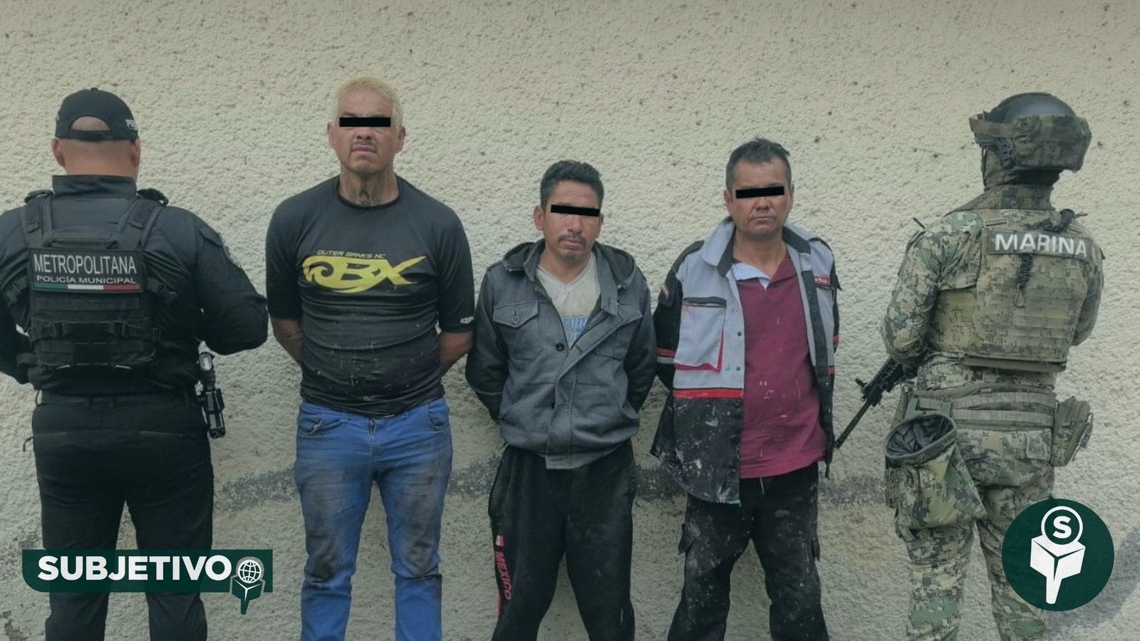 Caen tres hombres armados en la Sierra de Guadalupe, Ecatepec