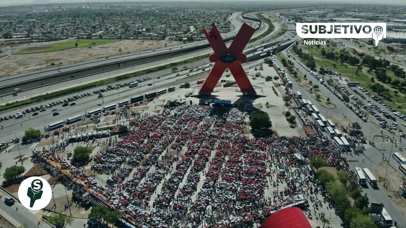 Más de 50 mil respaldan a Sheinbaum en Juárez; Cruz muestra músculo político