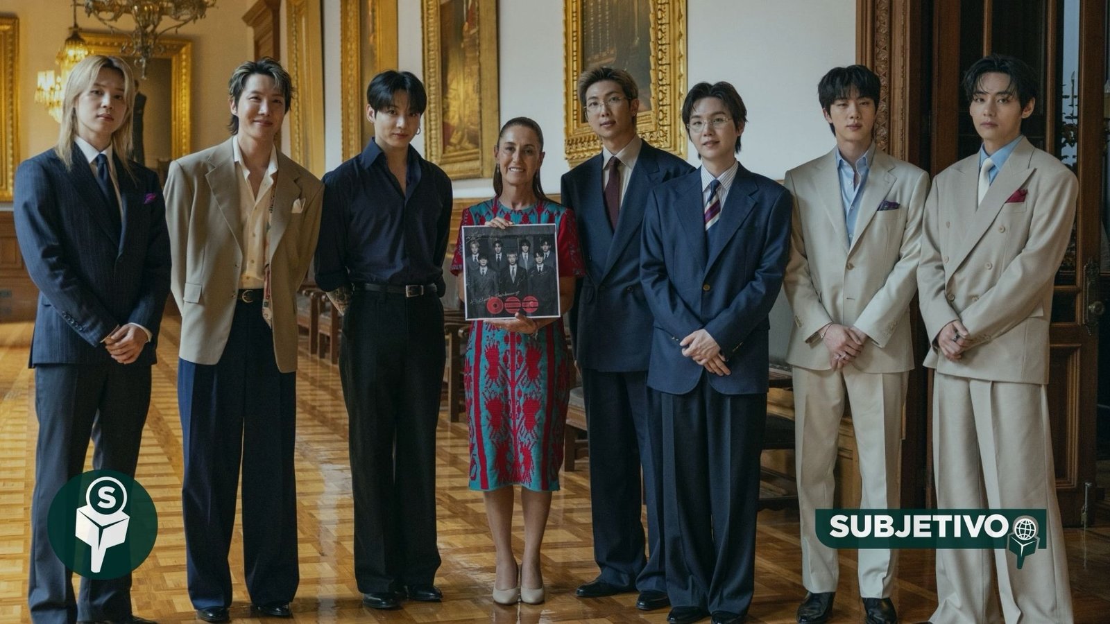 Sheinbaum recibe a BTS y enloquece al ARMY mexicano