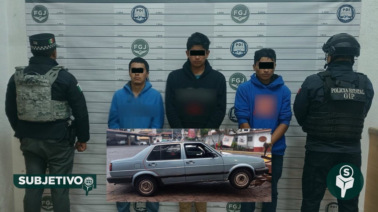 Detienen a tres por robo a casetas en Toluca-Zitácuaro