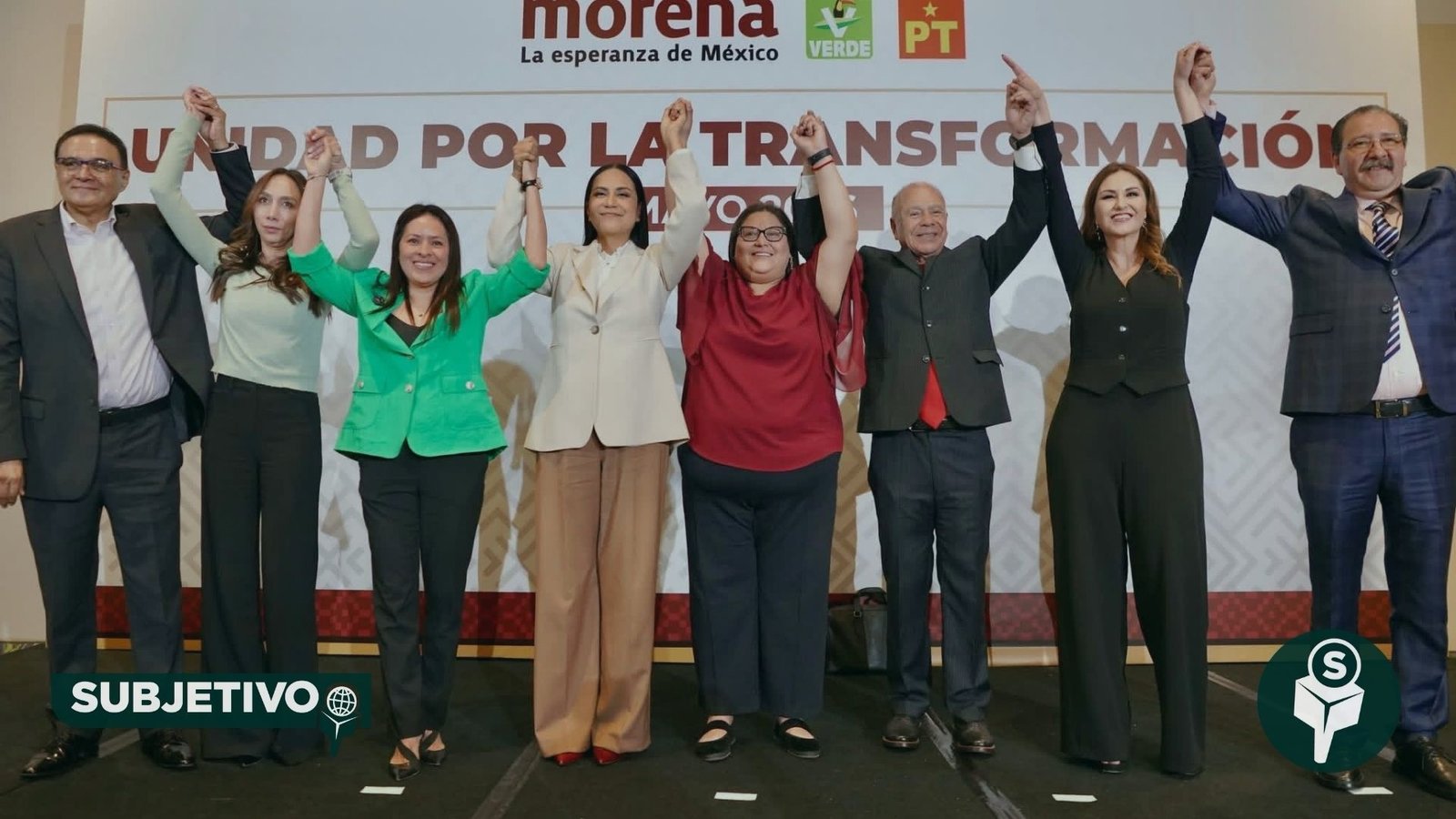 Morena, PT y Verde cierran filas rumbo a 2027