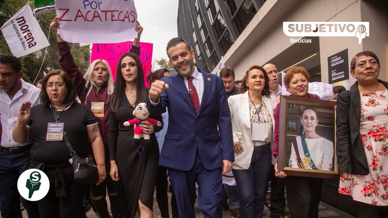 Ulises Mejía se registra por Morena en Zacatecas