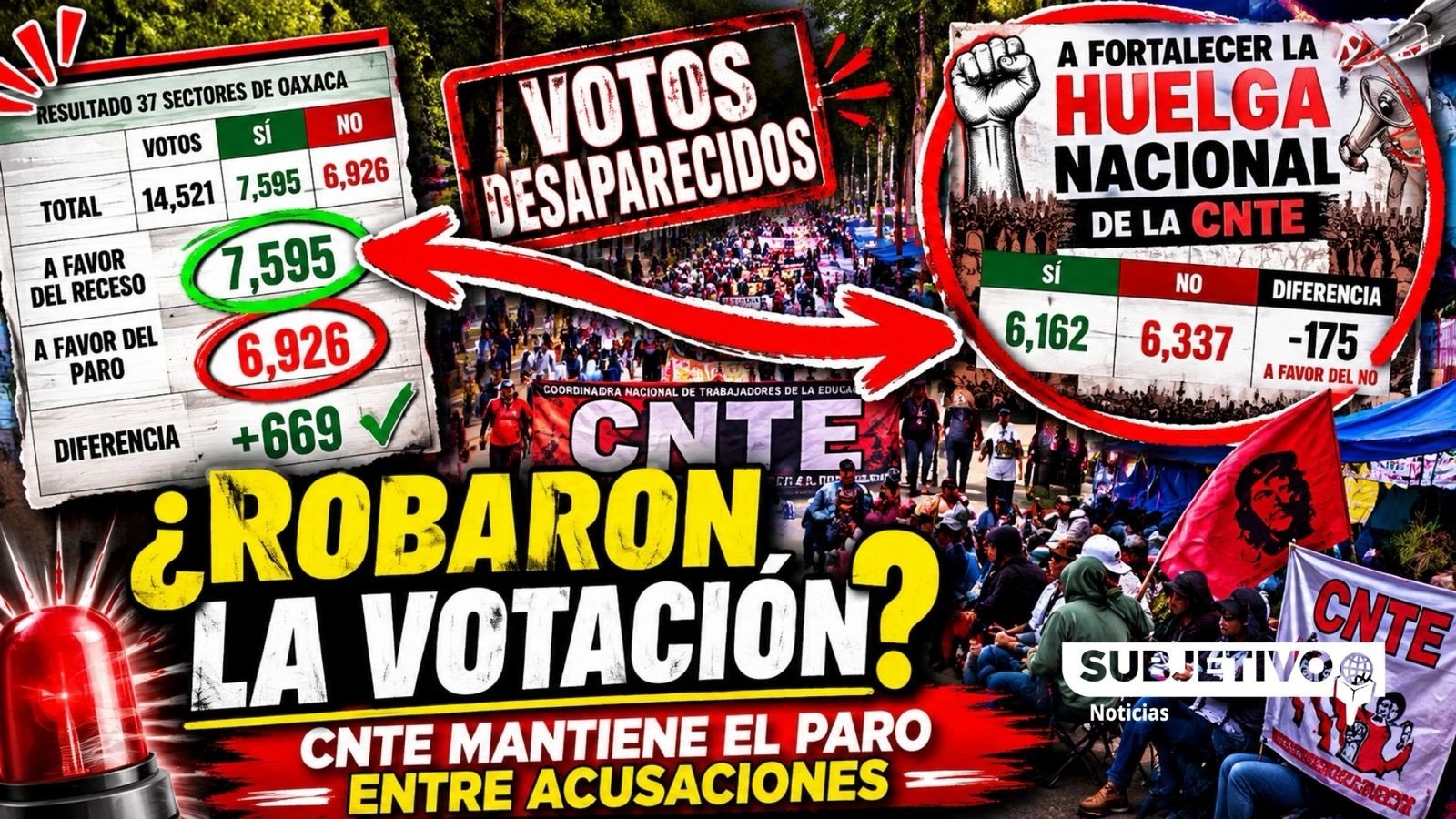CNTE habría manipulado votación para prolongar el paro nacional