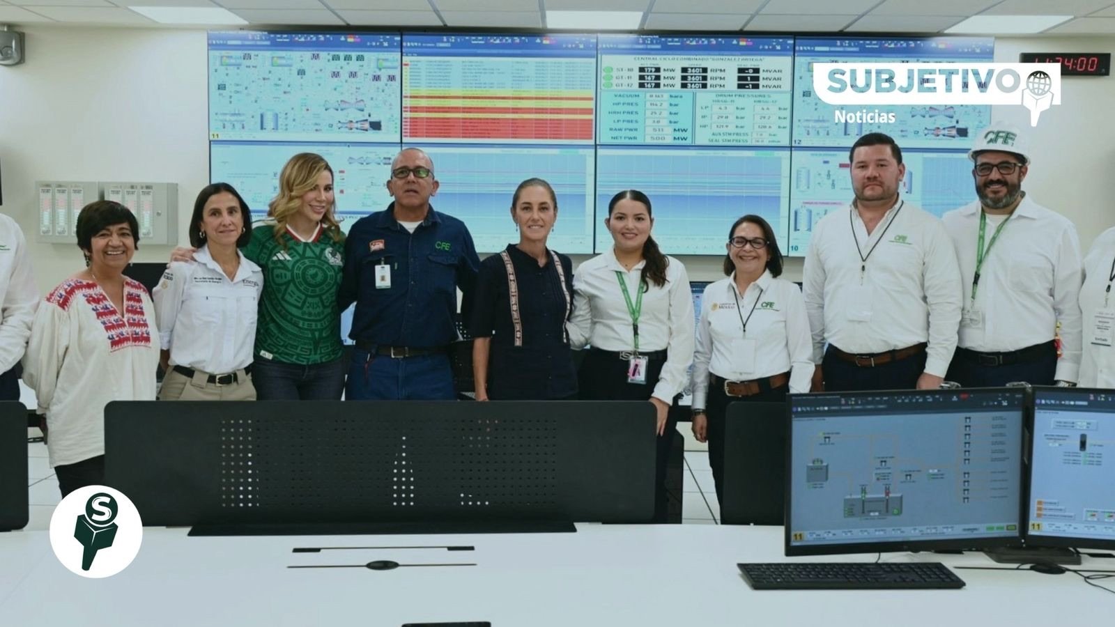 Sheinbaum inaugura planta de CFE en Mexicali