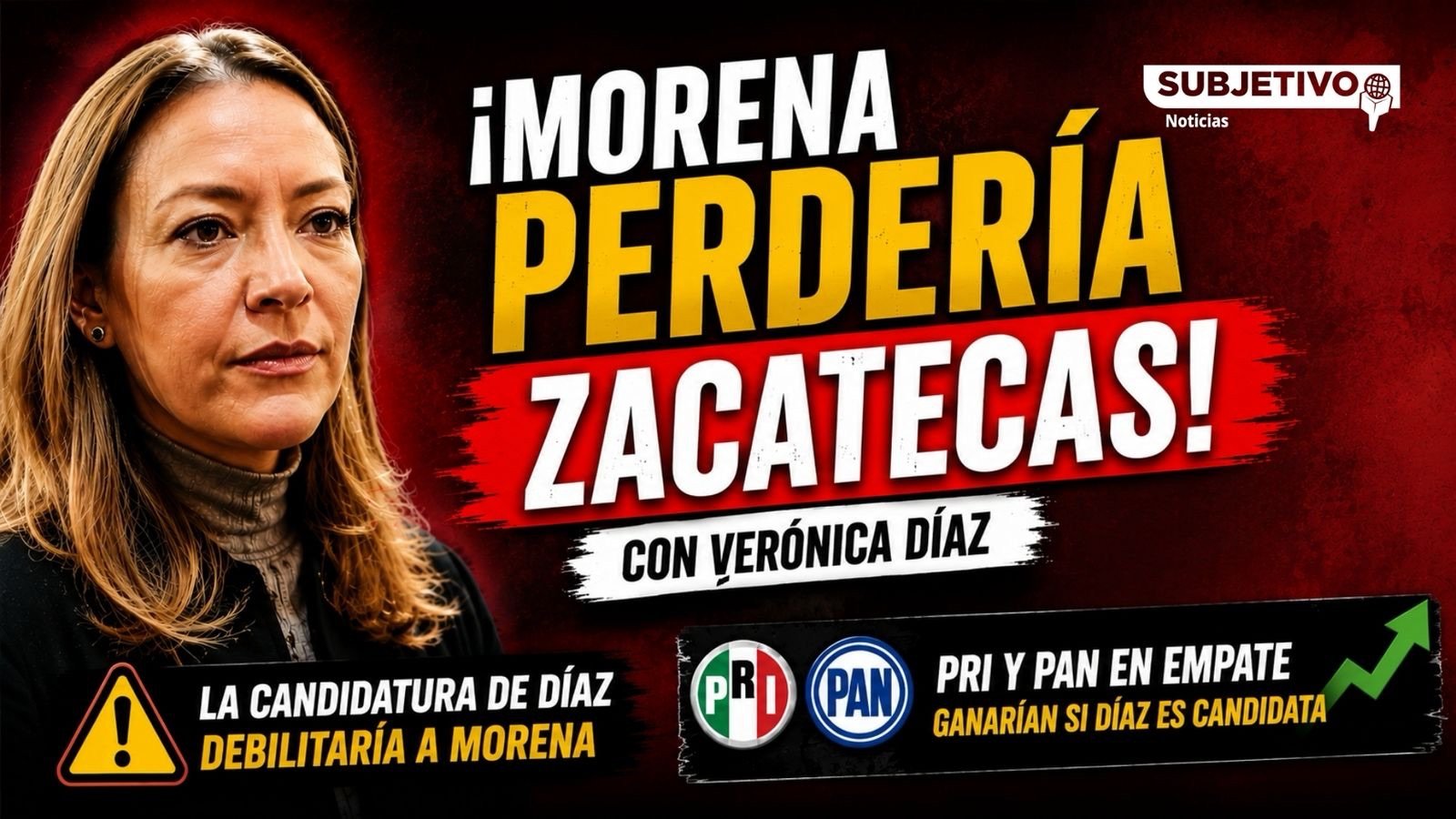 MORENA PERDERÍA ZACATECAS CON VERONICA DÍAZ COMO CANDIDATA: ENCUESTA