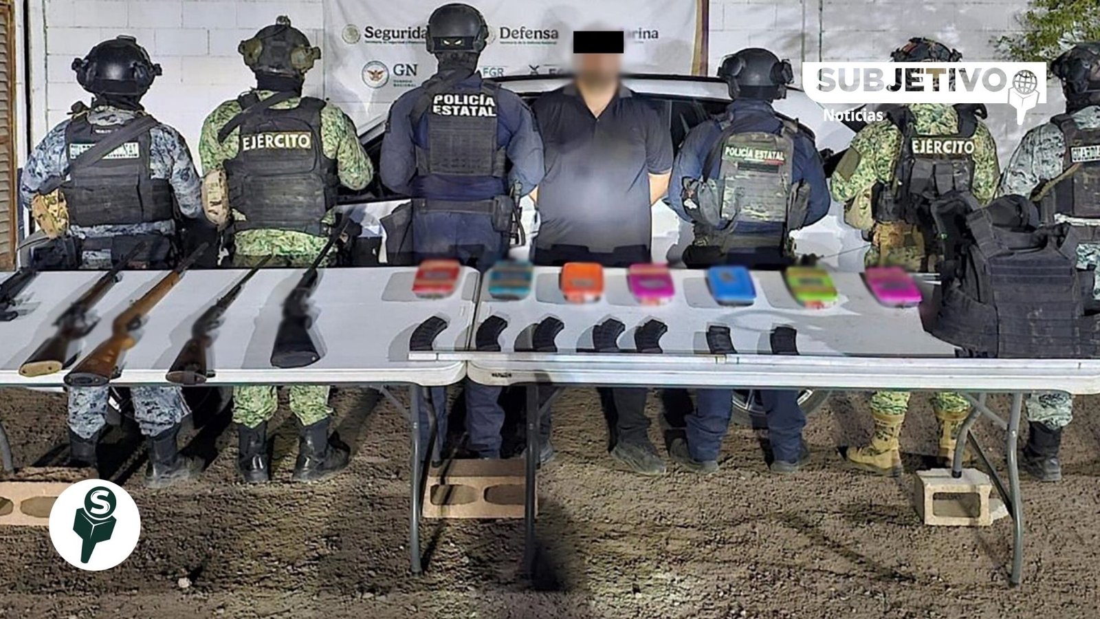 Harfuch detiene 11 delincuentes en Sinaloa; golpean al narcotráfico con 110 mdp