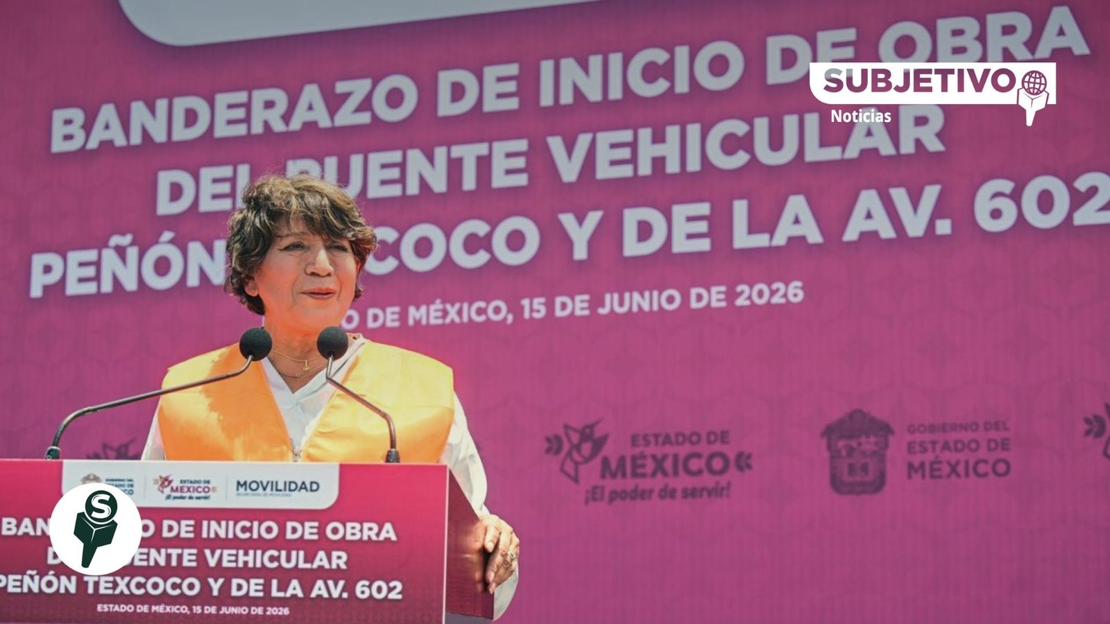 El año de las obras continúa para Edomex: Delfina arranca puente Peñón-Texcoco