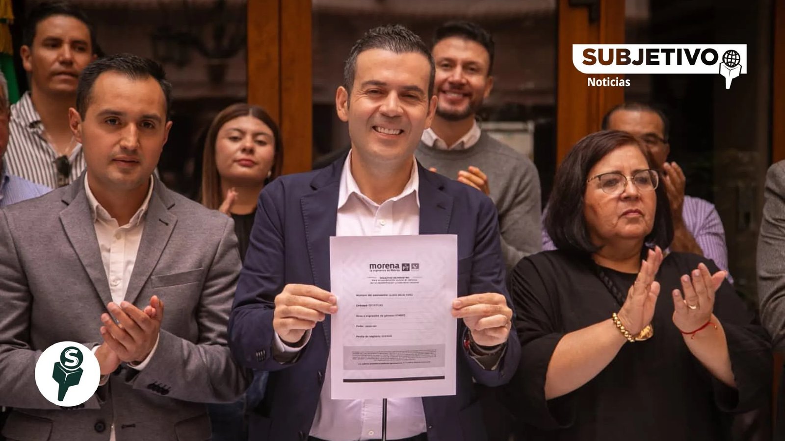 Ulises Mejía Haro realiza su registro; va por coordinación 4T en Zacatecas