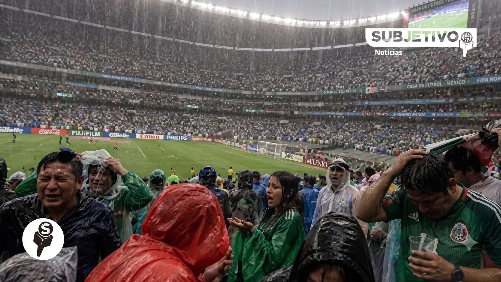 CDMX alista operativo en Reforma y el Estadio por lluvias durante México vs Ecuador