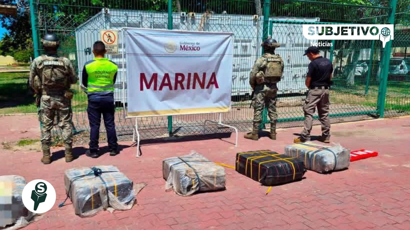 Marina asegura 270 kilos de cocaína en Manzanillo