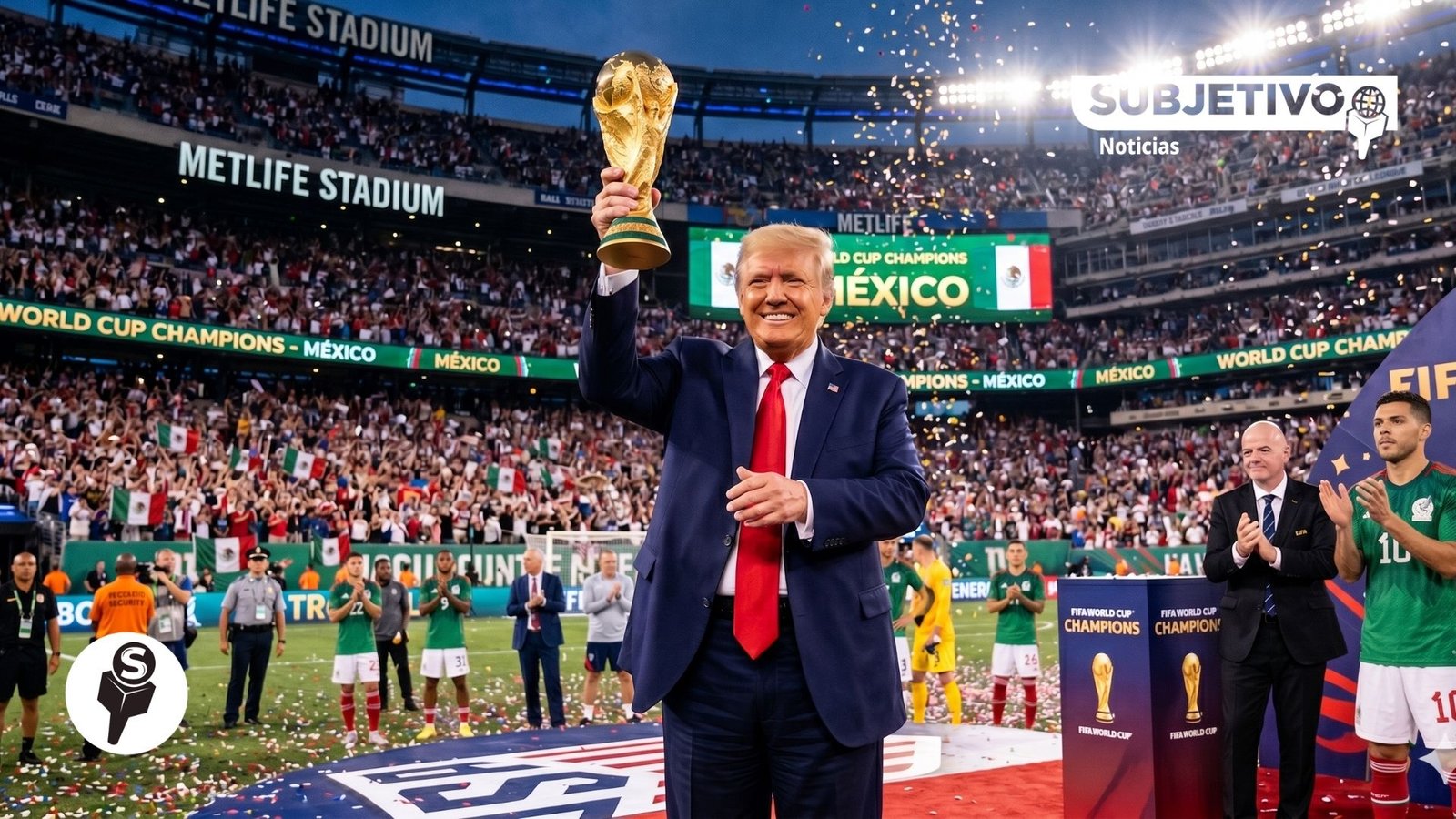 Trump entregará la Copa del Mundo, confirma Infantino