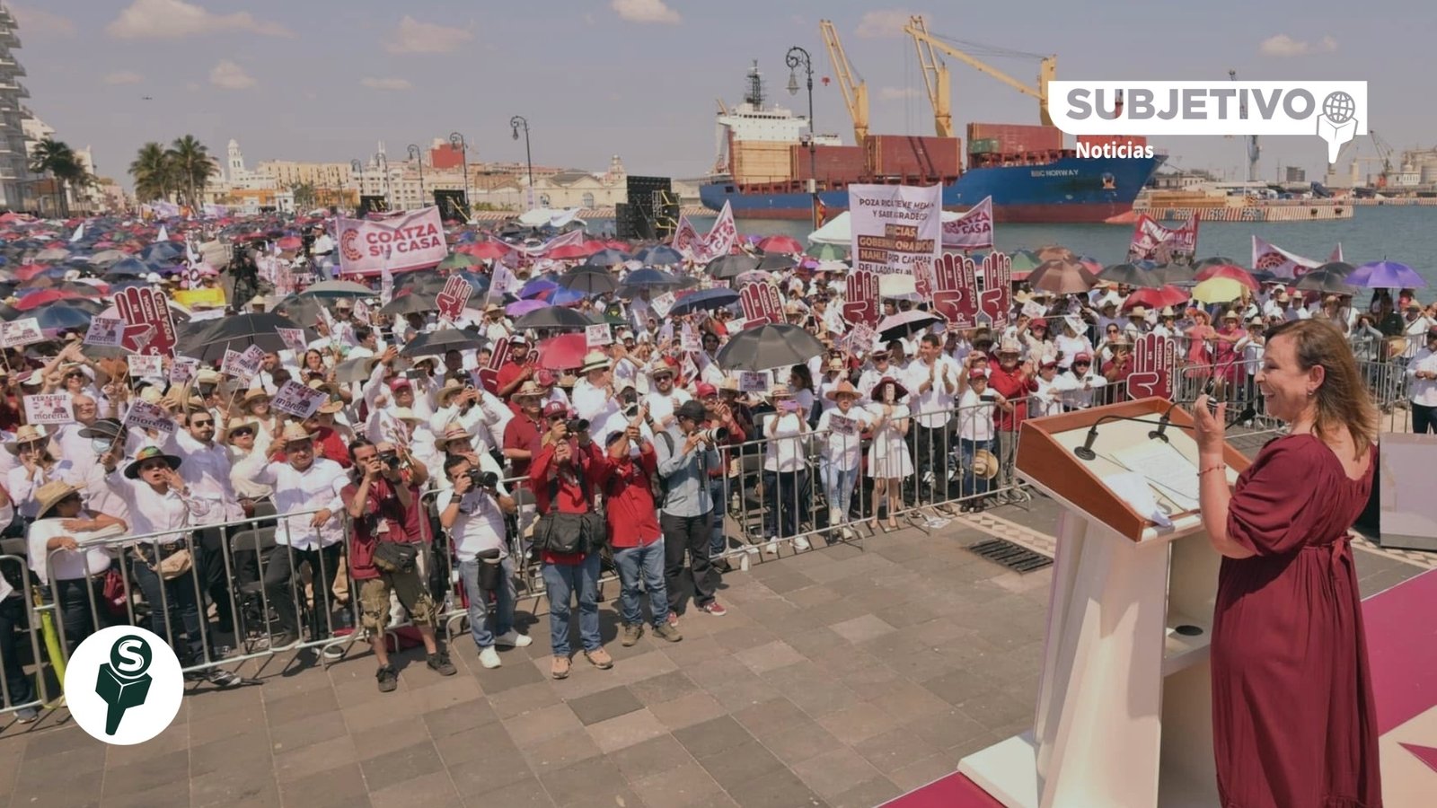 Veracruz cierra filas con Sheinbaum; Nahle encabeza respaldo masivo