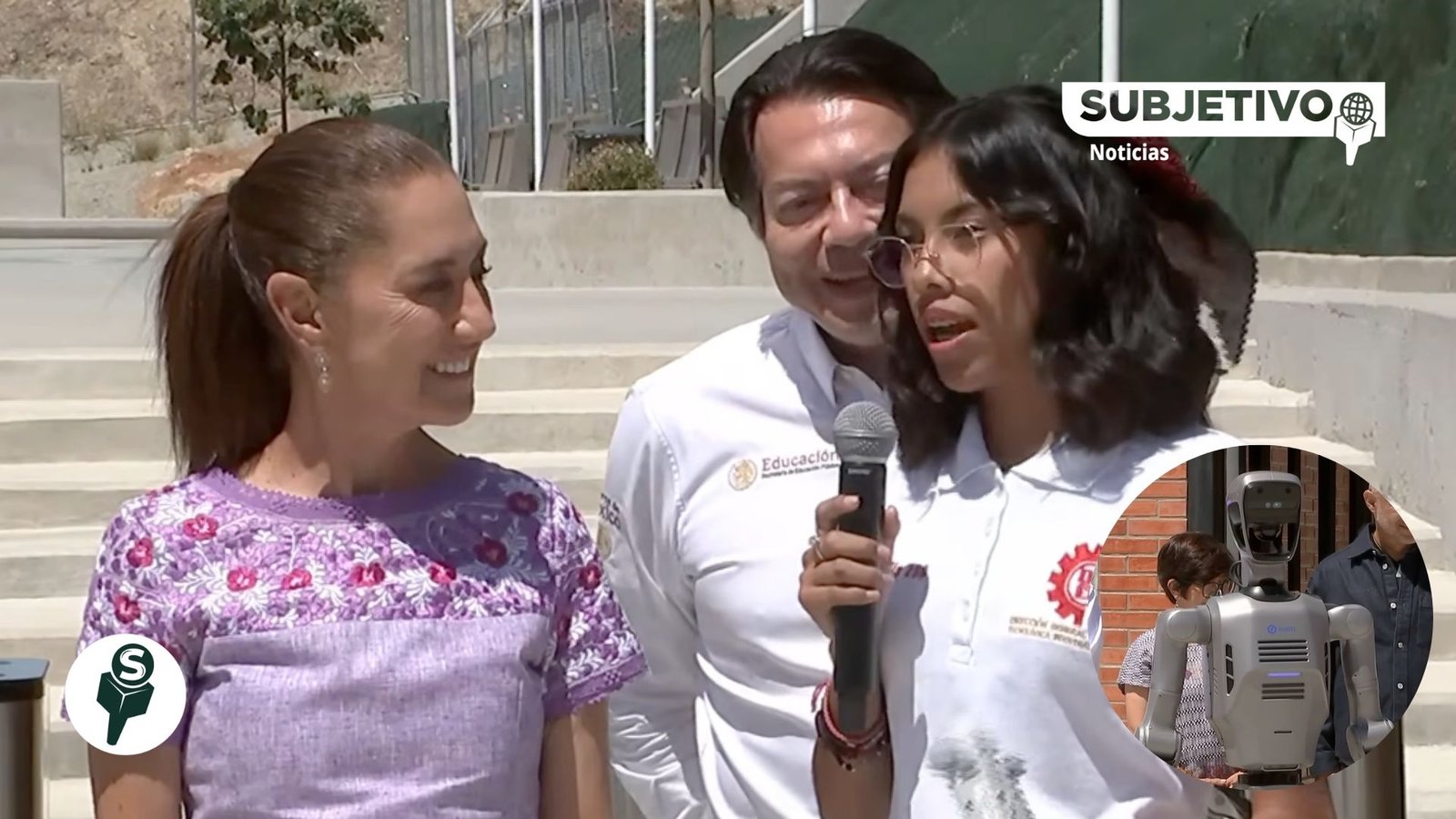 Sheinbaum inaugura CBTIS 290 con IA en Tijuana