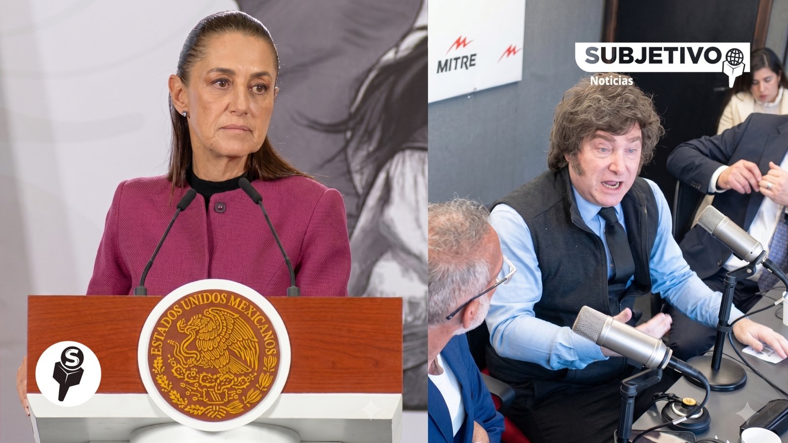 Milei acusa a México de campaña antiargentina; Sheinbaum desmiente