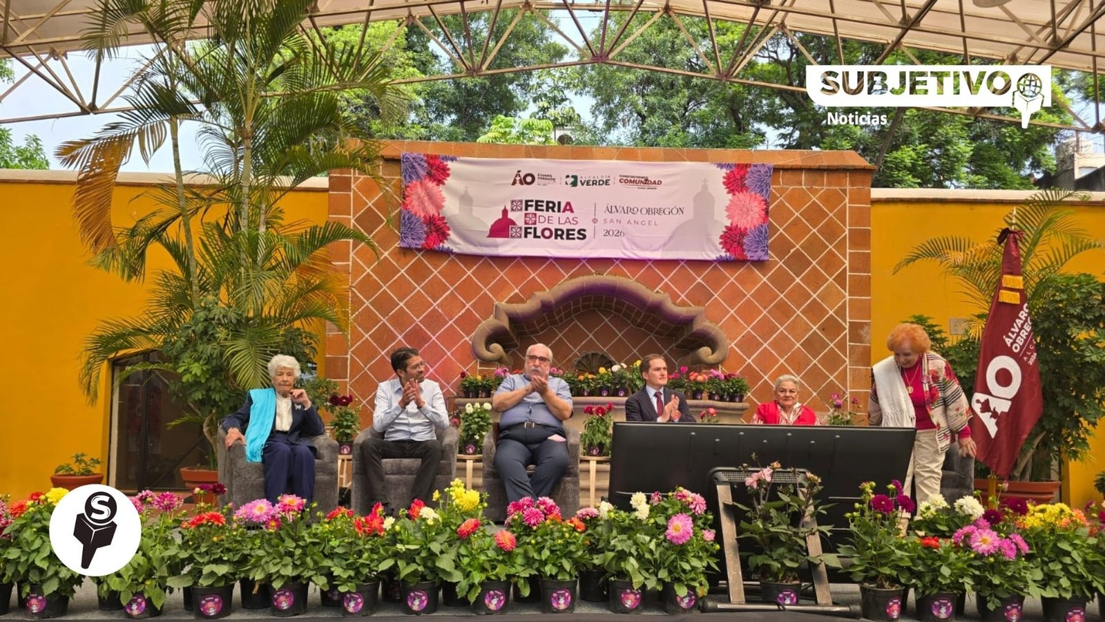 Lopez Casarín inaugura Feria de las Flores 2026 en San Ángel