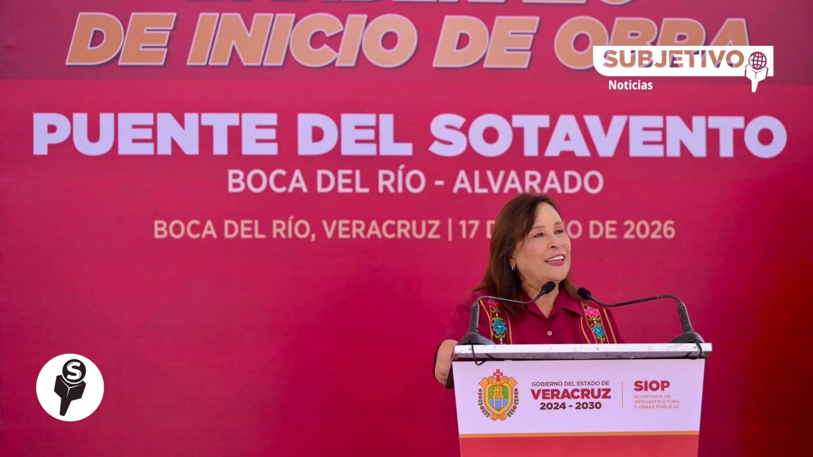 Rocío Nahle inicia Puente del Sotavento: No tendrá casetas