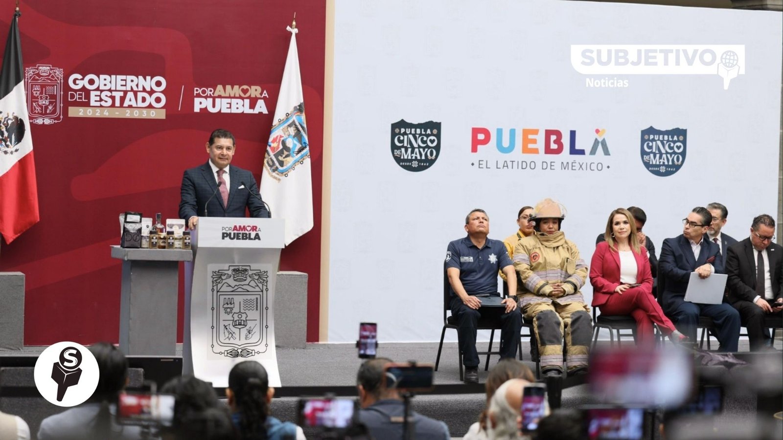 Homicidios dolosos bajan 37.3% en Puebla: Armenta