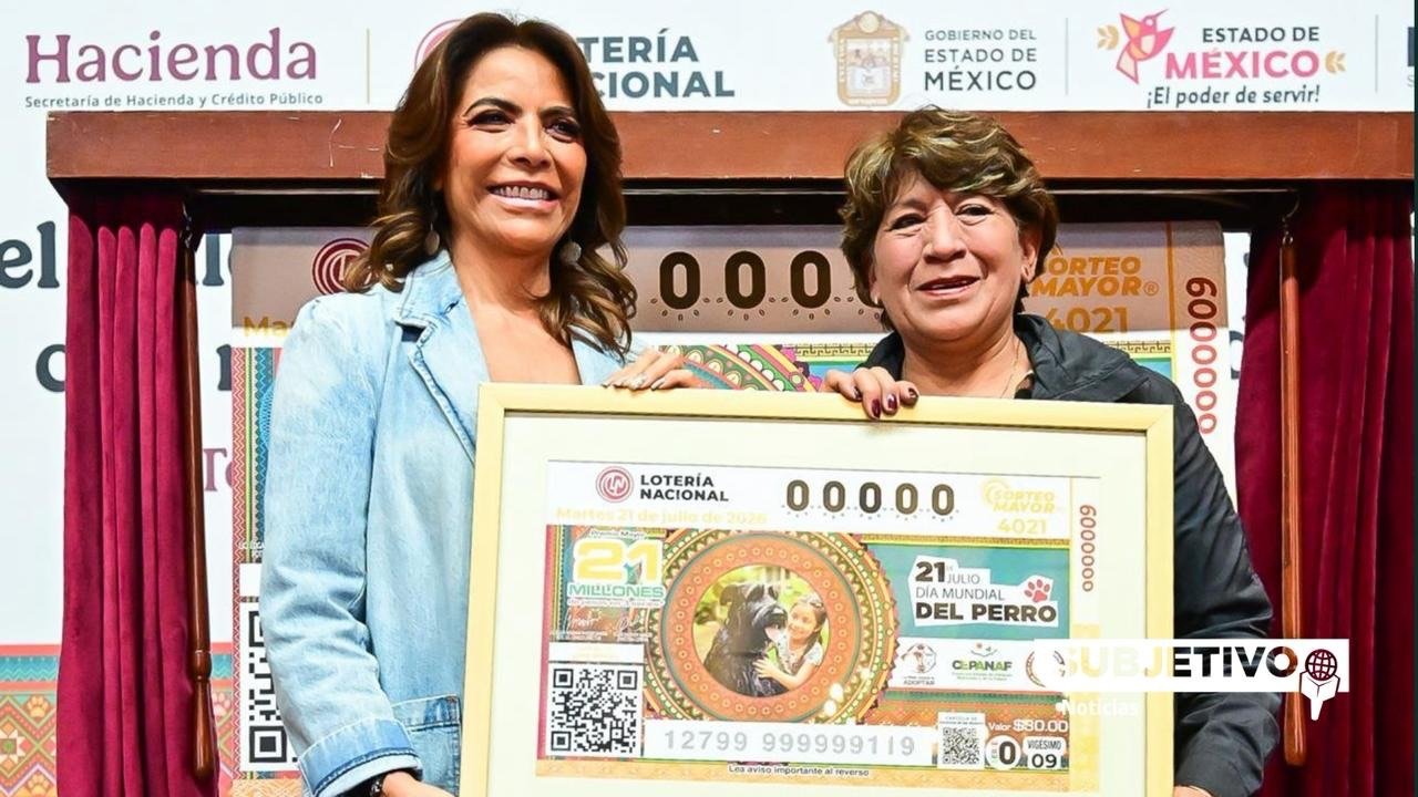 Edomex conmemora el Día Mundial del Perro con billete especial de Lotería Nacional