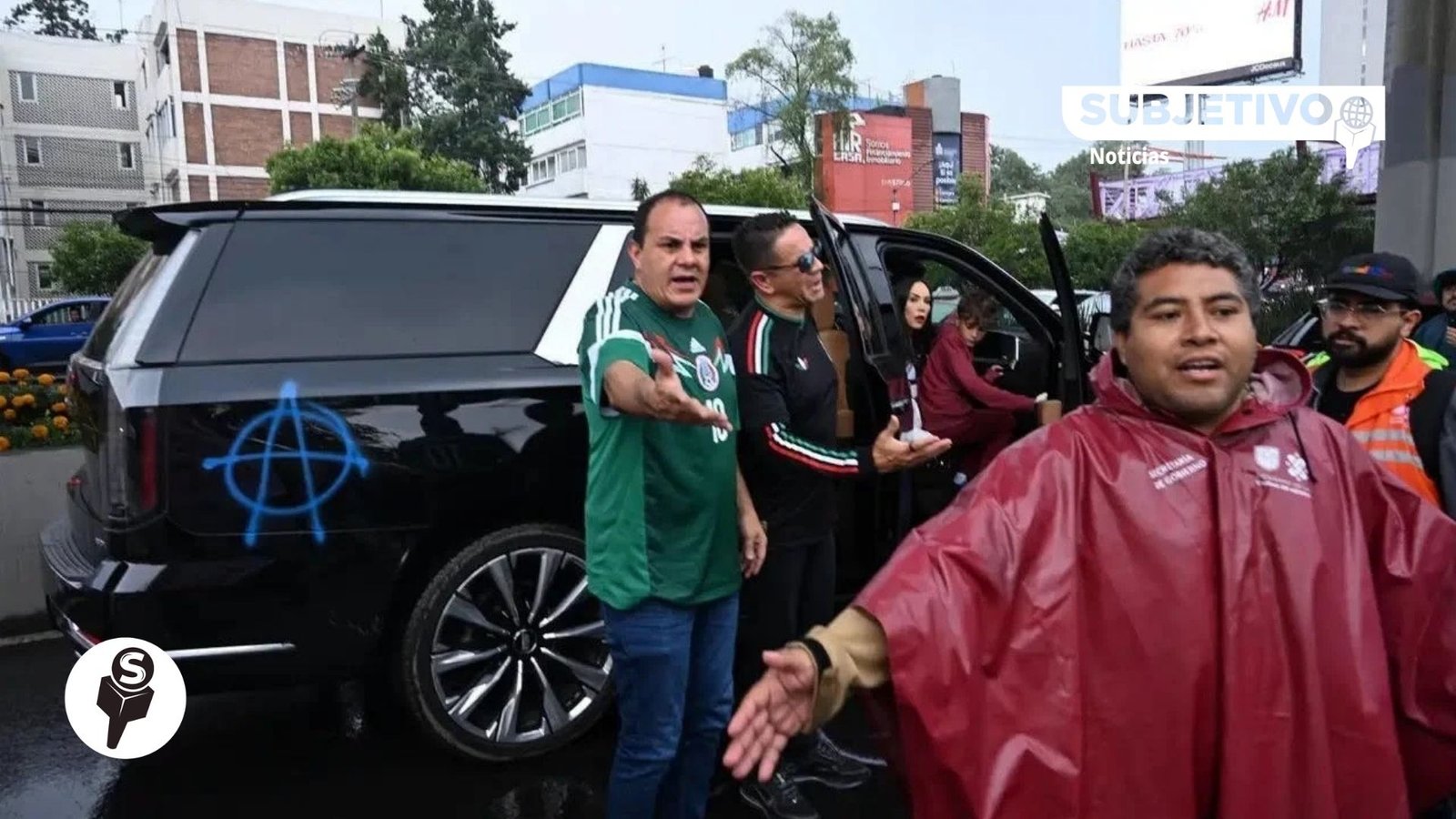 Cuauhtémoc Blanco niega agresión tras protesta en CDMX