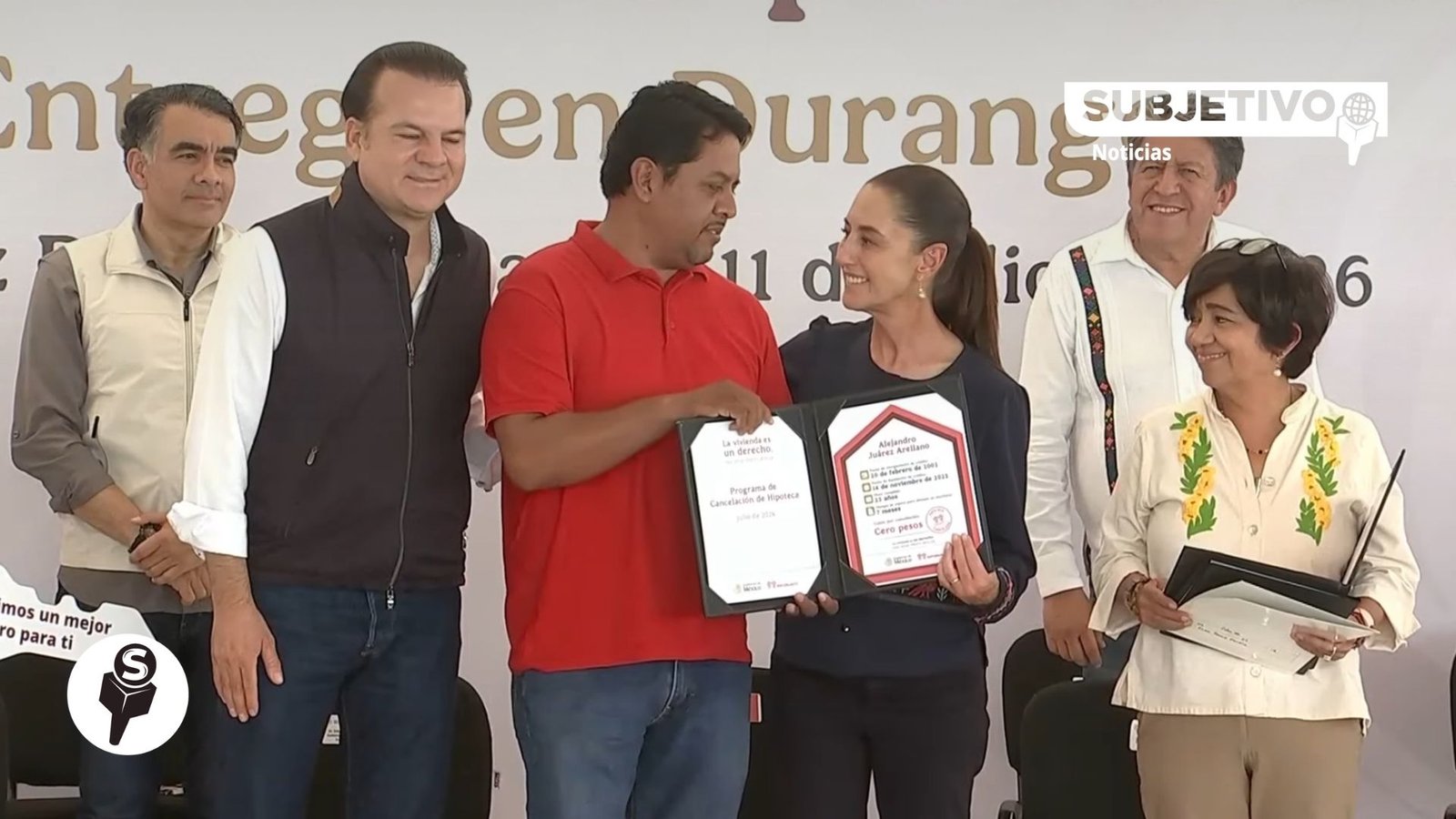 Sheinbaum entrega Viviendas Bienestar en Durango; amplía vivienda social y liquida deudas injustas