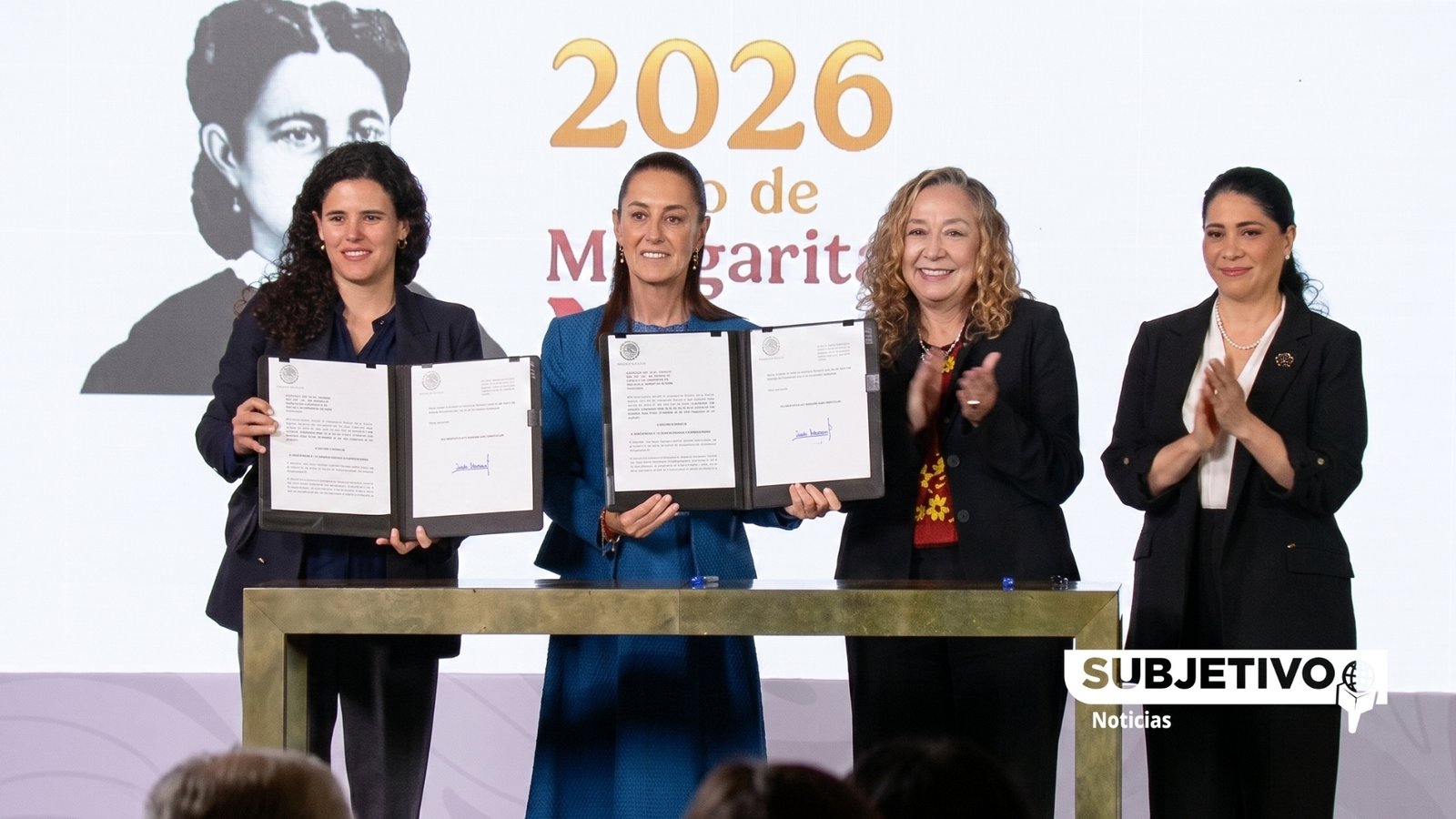 Sheinbaum firma Ley General sobre feminicidio; hasta 70 años de prisión