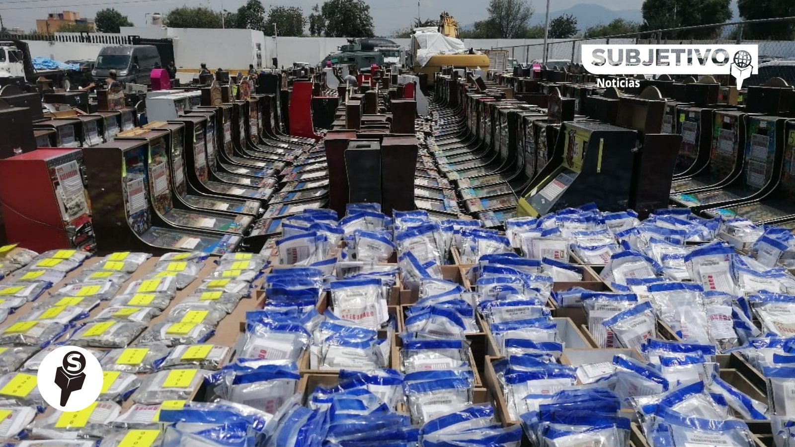 Decomisan 2,700 tragamonedas en Edomex ligadas a posibles redes criminales