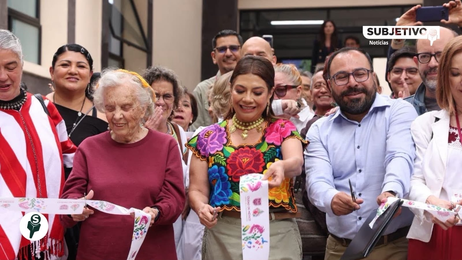 Brugada inaugura Utopía Elena Poniatowska en Coyoacán