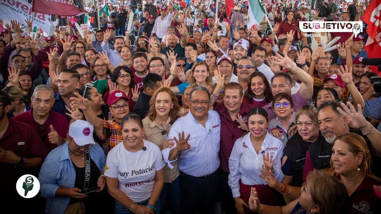 Mijes presume fuerza territorial de Morena en Escobedo