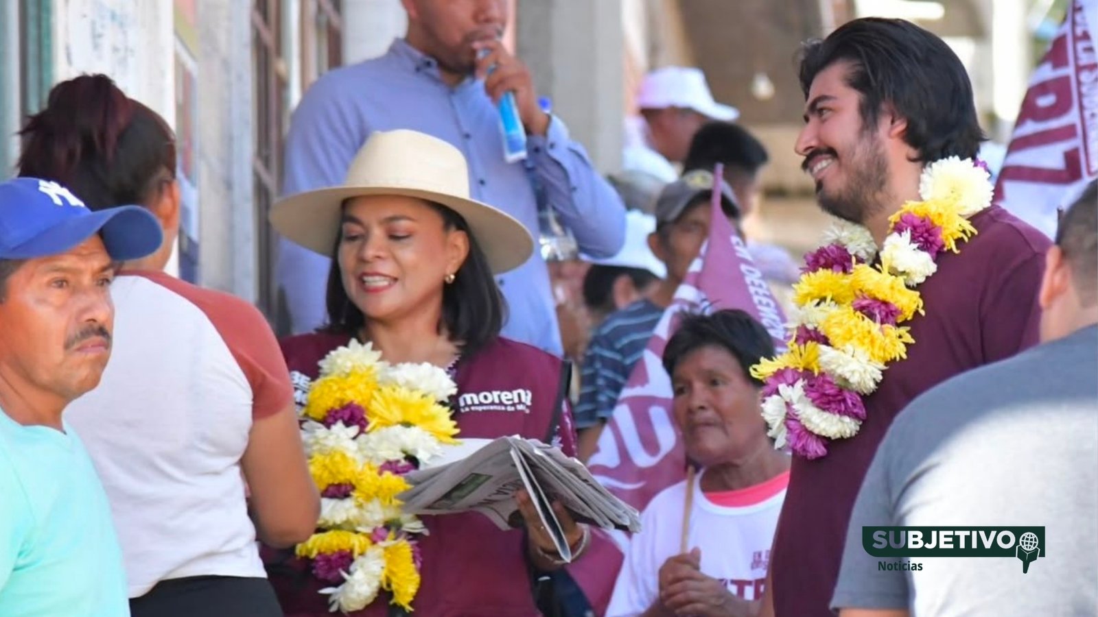 Beatriz Mojica recorre Huitzuco en defensa de la Transformación