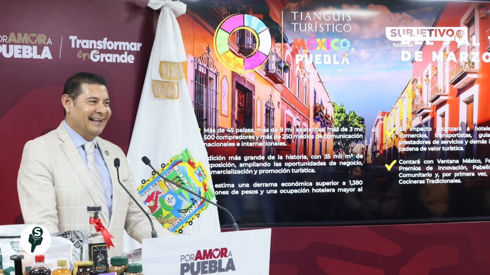 Puebla se prepara para recibir el Tianguis Turístico 2027