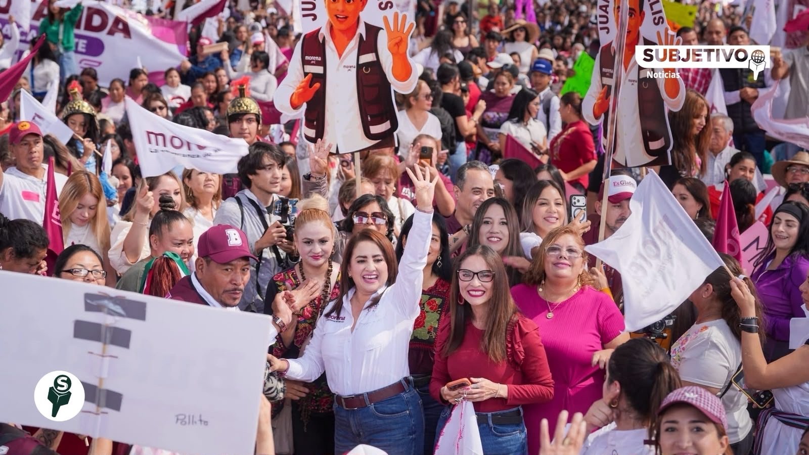 Gladyz Butanda reúne a más de 7 mil mujeres en defensa de la 4T