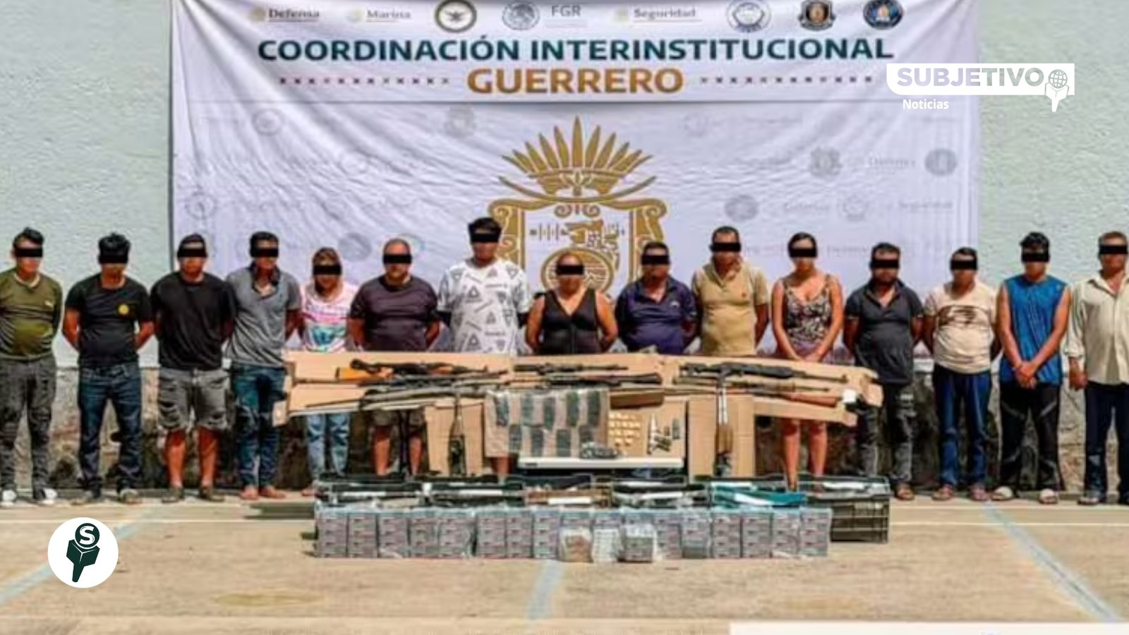 Golpe a Los Ardillos: prisión preventiva para 16 en Guerrero