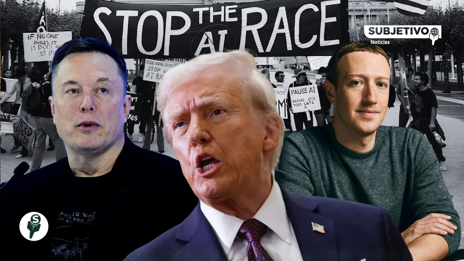 Musk y Zuckerberg presionan a Trump contra regulación de IA