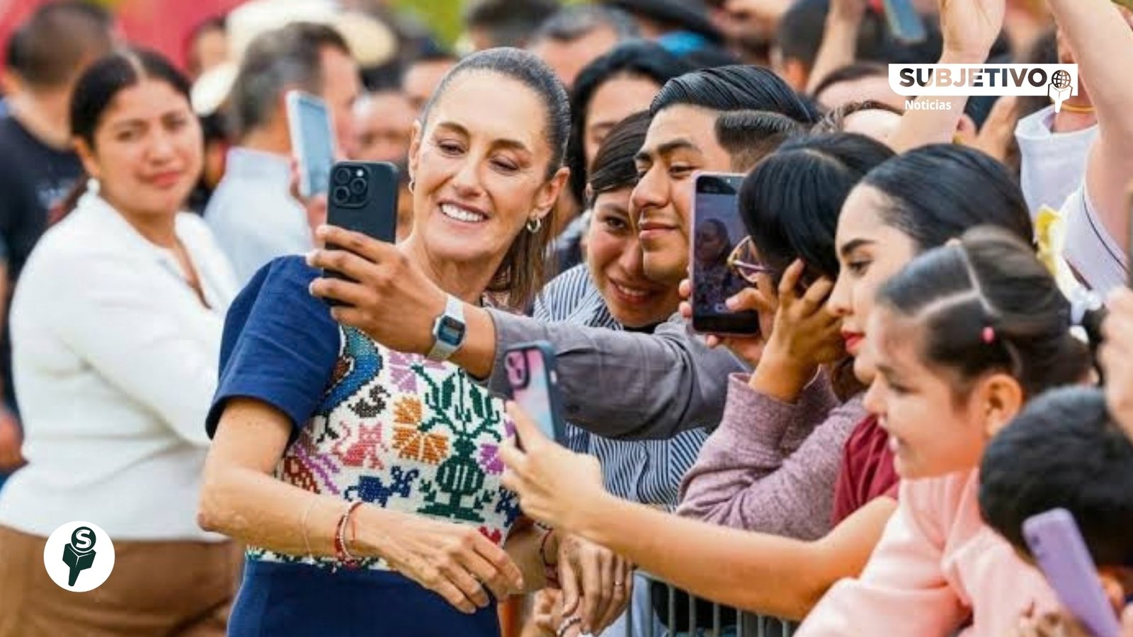 Encuesta registra 67.5% de imagen positiva para Sheinbaum